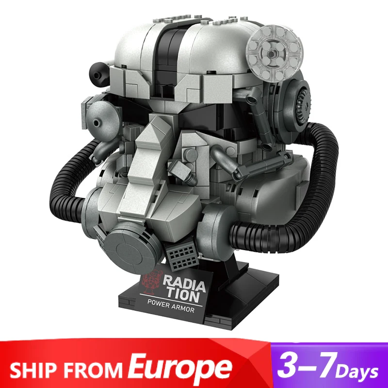 Klemmbausteine Kreativer Experte moc 1088 Strahlungs helm Modell Stück Bausteine Ziegel Puzzle