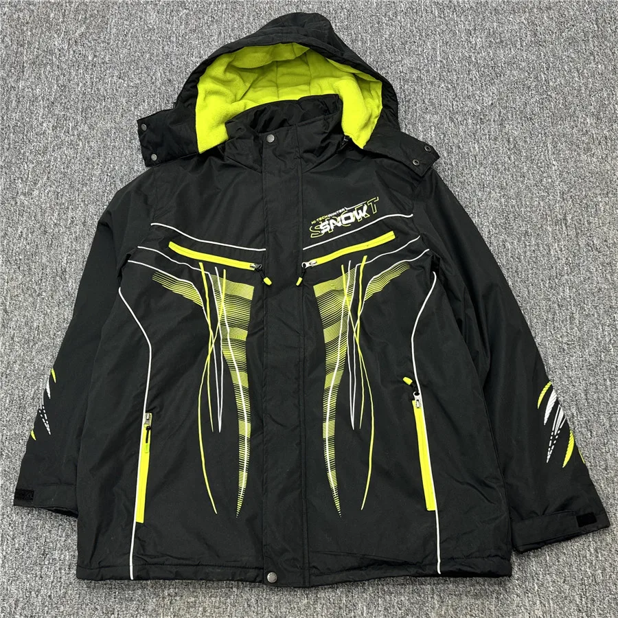 

Теплый мундштук на подкладке Fce для мужчин, зимнее уличное морское пальто большого размера, морозостойкое хлопковое пальто, модный городской Sle