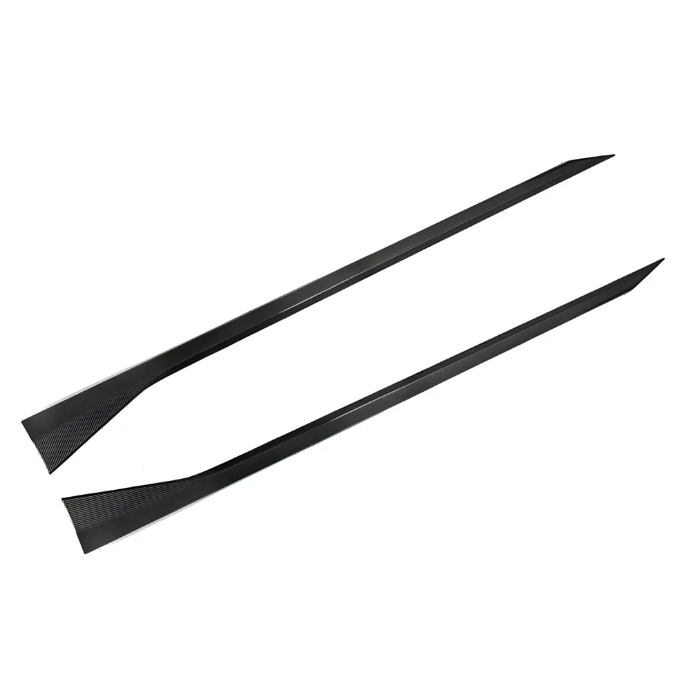 

For BMW G90 M5 2024-2025 Dry Carbon Fiber Side Skirts Splitter Lip Add-On Car Styling Enhancements Accessory