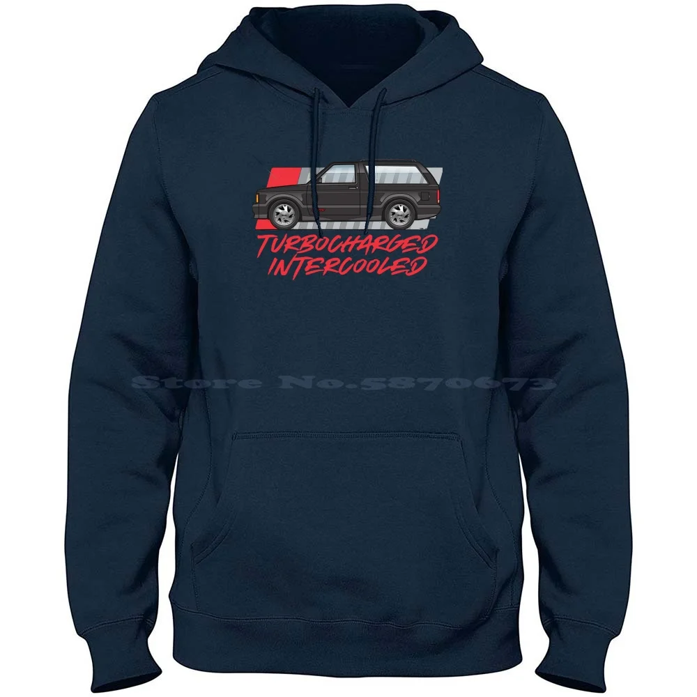 Turbocharged Intercooled-Black 100% Pure Cotton Hoodie Tshirt 1992 1993 Typhoon Lb4 V6 Turbocharged Intercooled Suv Custom