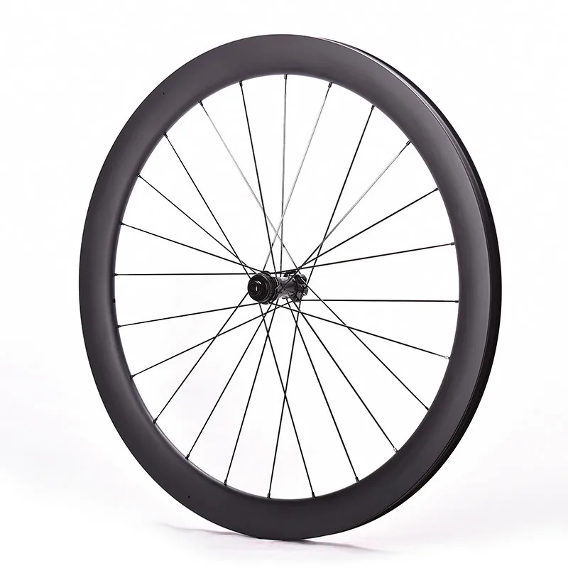 700C Rennrad Carbon-Scheibenbremsen-Laufräder, Tiefe 38/46/50/58mm, Clincher/Tubeless Fahrradlaufräder, Carbon-Rennrad-Scheibenlaufradsatz – Detail 12