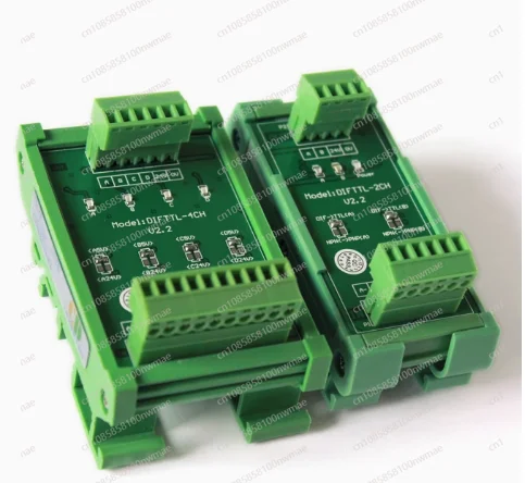 4-Channel differential signal conversion single-ended collector servo encoder 2MHz conversion board PLC fully compatible