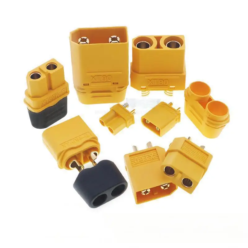5PCS XT30U/XT60/XT90/MR30 Li-ion Battery Connector for RC Models Motors Energy Storage Male/Female Test Connector