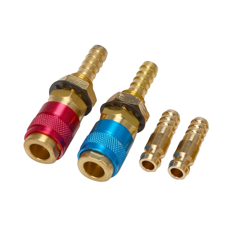 

Water Cooled Gas Adapter Quick Connector Fitting For Tig Welding Torch+8Mm Plug