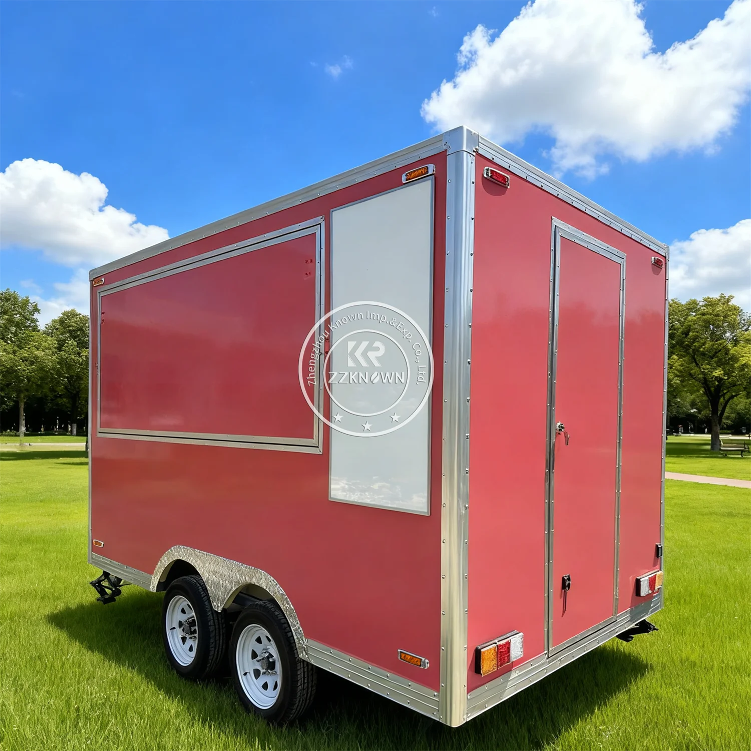 Street Food Truck Mobile Kitchen Coffee Kiosk BBQ Snack Restaurant Fully Equipped Concession Food Trailer With Full Kitchen
