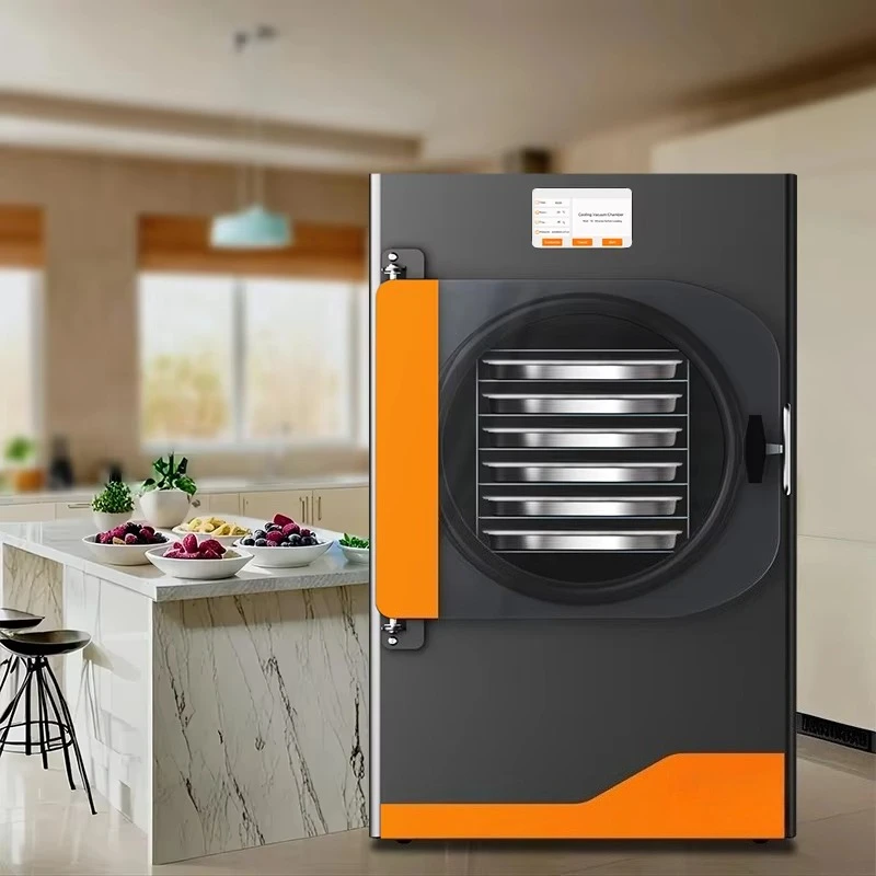 

New Arrival 10kg Commercial Freeze Dryer Lyophilizer Automatic Food Vacuum Freeze Drying Machine for Home Food Processing Pump