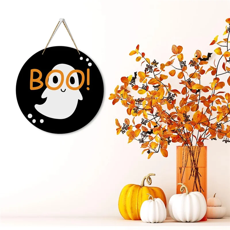 

Durable-Halloween Decorations, Halloween Interior Decorations, Halloween Door Wall Decorations, Round Logo Decorations For Home,