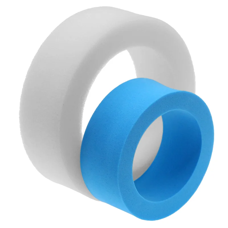 

WHYY-4Pcs 118Mm Wheel Tires With EVA Dual Stage Foam Insert For 1/10 RC Crawler Truck Wheel Tyre AXIAL SCX10 WRAITH