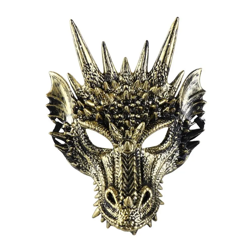 

Mask New Year Decoration Halloween Party Accessories Carnival Halloween Festival Cosplay Prop Dragon Mask Masquerade Anime Mask