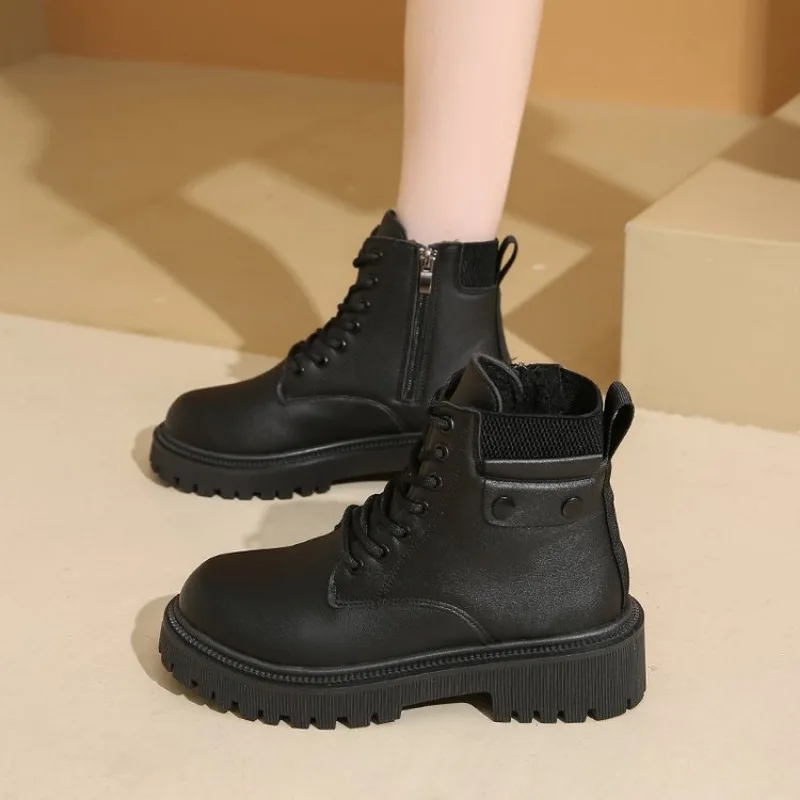 

Winter Snow Boots for Women Casual High-top Shoes Warm Womens Sneakers Platform Ankle Boots Plus Size 42 Zapatillas De Mujer New