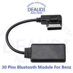 Cable adaptador auxiliar Bluetooth 5,0, interfaz de Audio multimedia, MMI Fit, adaptador de 30 pines para Mercedes Benz, C-CLASS, SLK, CLS, ML