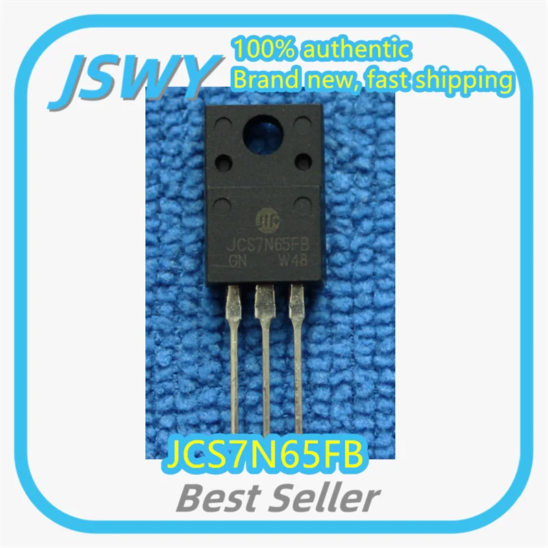 

(10/50 pcs) JCS7N65FB JCS7N65 Silk-Screen 7N65 TO-220F MOSFET Genuine Original