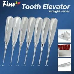 Dental Elevators Stainless Steel Straight Curved Dental Lift Teeth Extraction Tools Root Elevator Kit Dentistry Tool