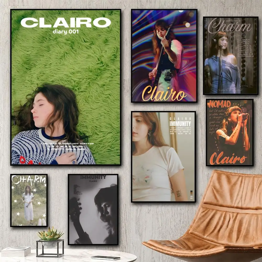 Trending Singer Clairo Poster HD Waterproof Self-Adhesive Wall Art - Versatile Decor for Any Space|Perfect Gift Idea