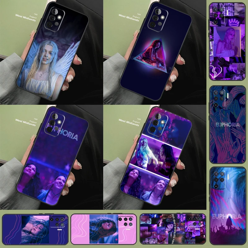 Coque Euphoria série TV américaine, pour Samsung Galaxy A35 A15 A55 A53 A33 A13 A36 A56 A26 A16 A22 A32 A52 A54 A34 A05 A06