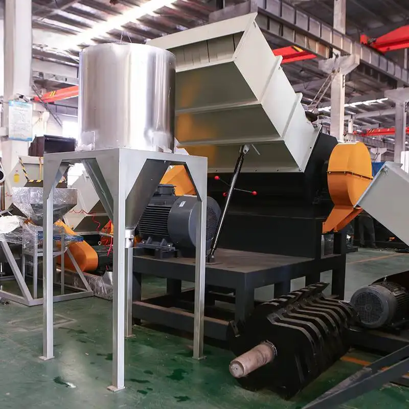 Plastic PVC Recycled Pipe Fully Multi-Functional Automatic Scrap Crusher