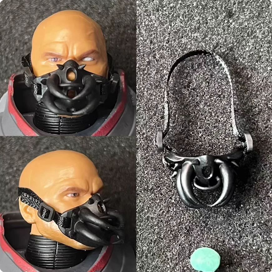 YYDS 1/12 accessoires de poupée soldat, bouclier facial en caoutchouc souple, modèle de jouet adapté à une figurine d'action de 6 pouces Fang Datou HASUKI, Etc., corps en Stock