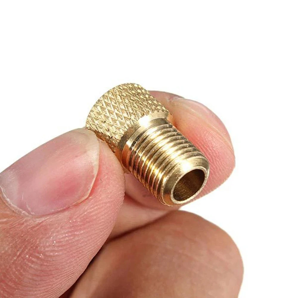 2/4PCS Gas Nozzle Road Bike Cinverter Wheel Tire Transfer Valve Adapter Presta To Schrader Bicycle Punp Tube Pump Convert