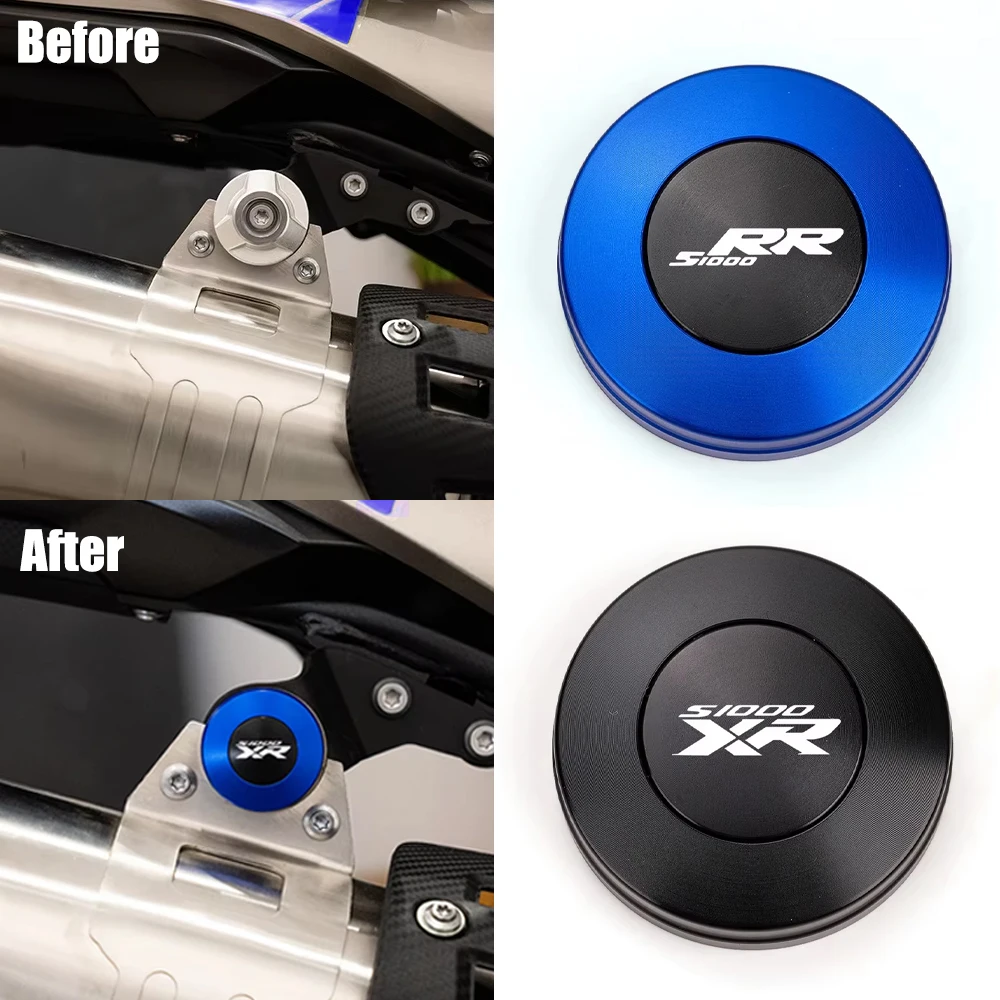 For BMW S1000RR S1000XR S1000 XR RR R S 1000 RR XR R 2024 Motorcycle Accessories CNC Aluminium Exhaust Support Screw Cover Cap