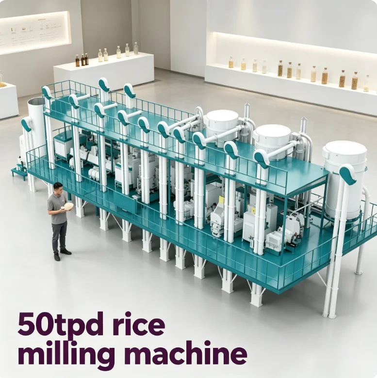 FL 50tpd Rice Milling Machine Full Automatic Grain Processing Equipment Paddy Husker Mill Plant customize