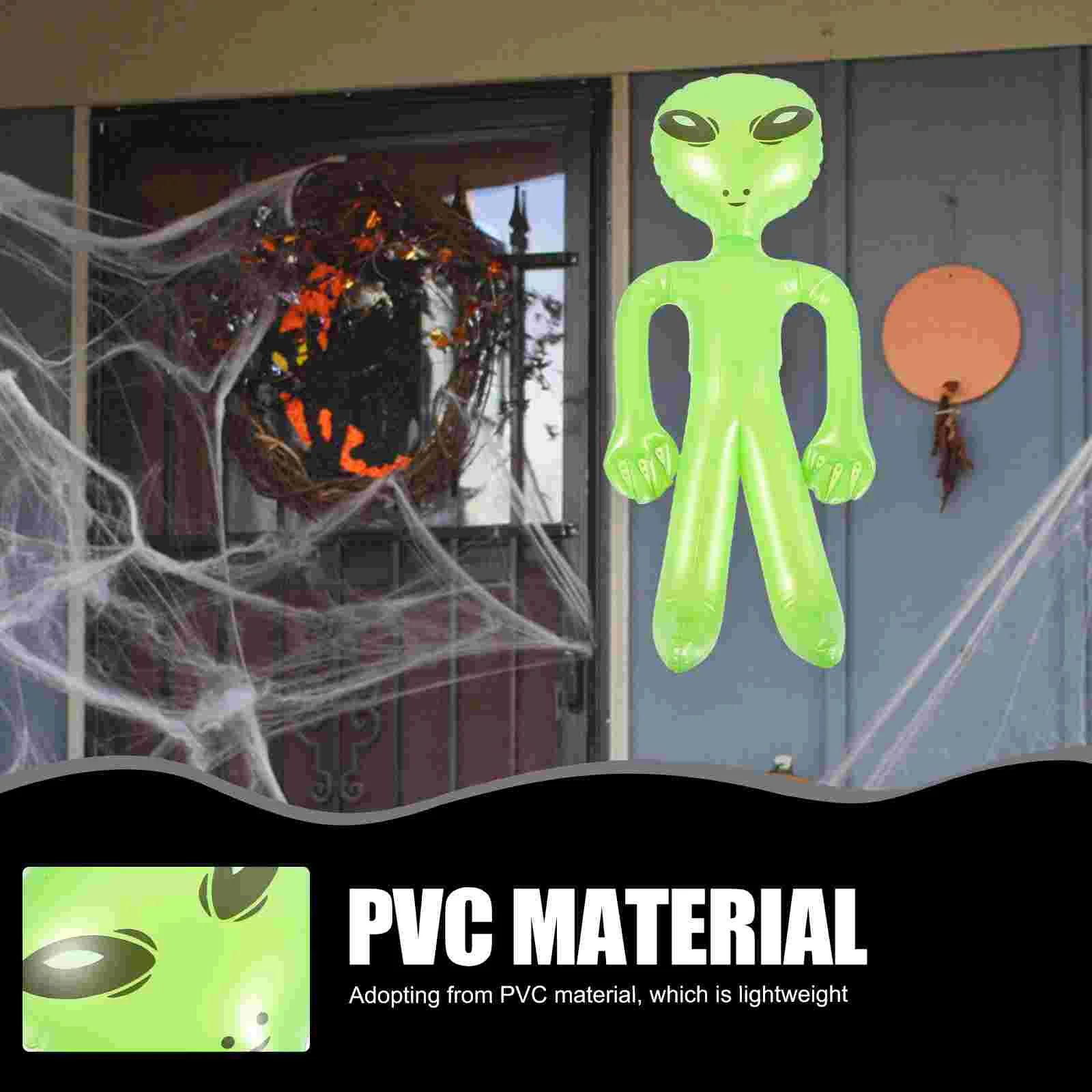 Halloween Bar Decorations Alien Pvc for Props Blowing up Party Fake Snake