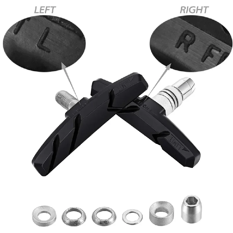 Bike Brake Blocks Rubber Cycling Part Tools MTB Mountain Road Bicycle Lightweight V-brake Shoes Pads Bicycle Accessories view 4