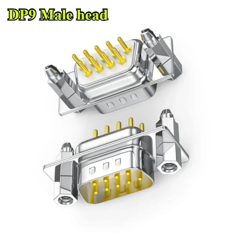 1/3/5/10 قطعة DP9 9Pin ذكر/أنثى مستقيم دبوس DB9 D-sub PCB جبل RS232 المنفذ التسلسلي موصل COM ميناء المقبس مع المسمار المكسرات