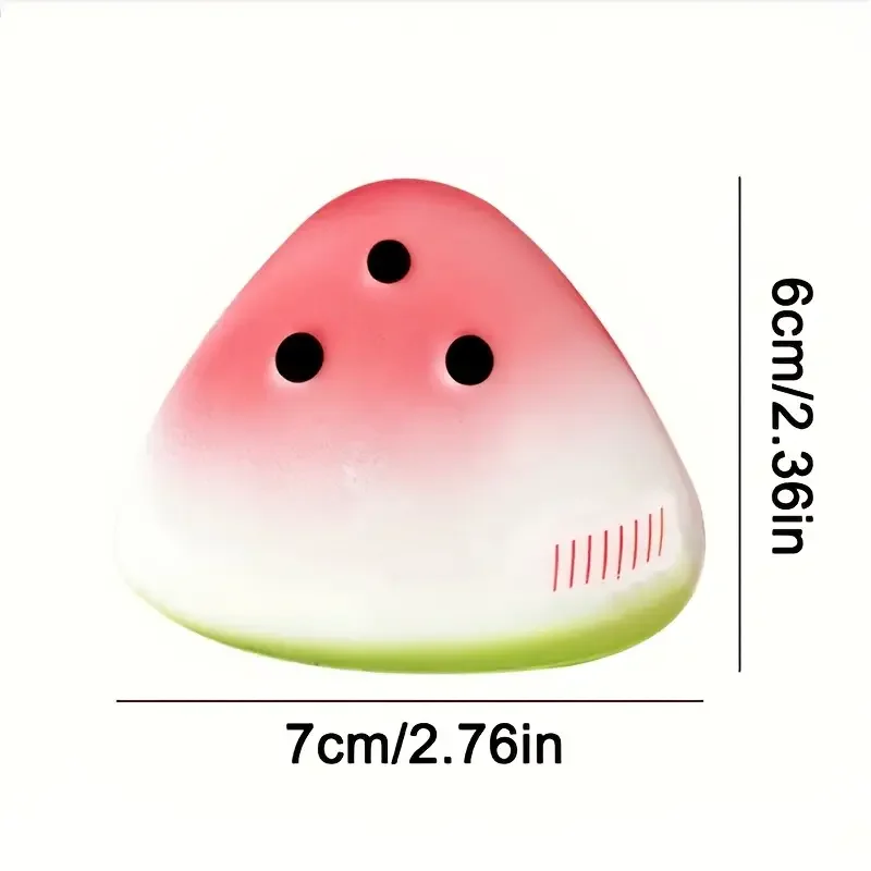 Juguete de descompresión de sandía blanda antiestrés, piel de hielo suave, descompresión de rebote lento, juguete para aliviar el estrés