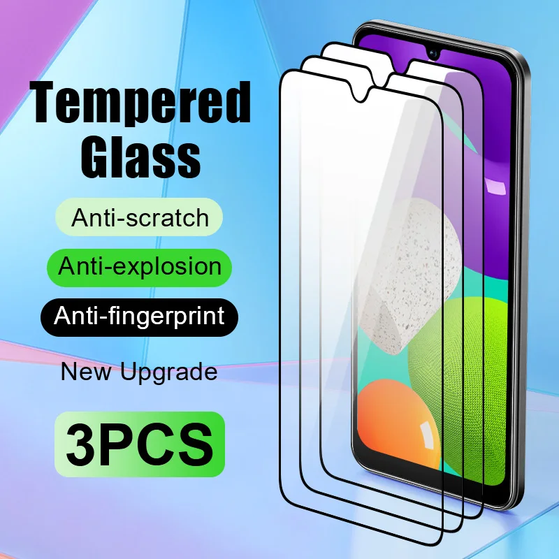 

Защитная пленка из закаленного стекла для Samsung Galaxy A04 A14 4G A24 4G A34, защитная пленка для экрана A54 5G A05 A05S A15 A25 A35 A55, 3 шт.