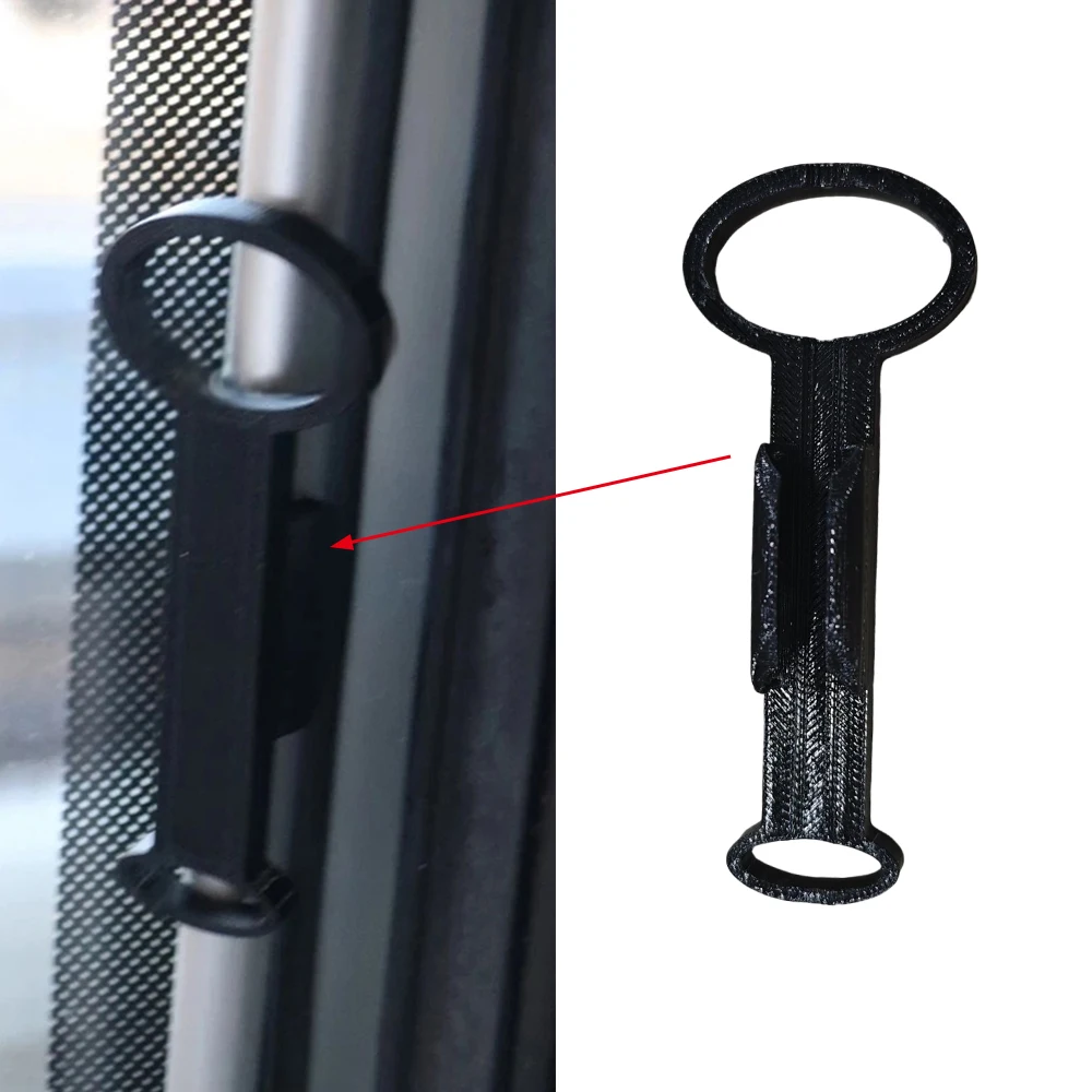 2025 RV نافذة البقاء الرياح منحرف Campervan متنقل قافلة نافذة الملحقات للصيد البلاستيك