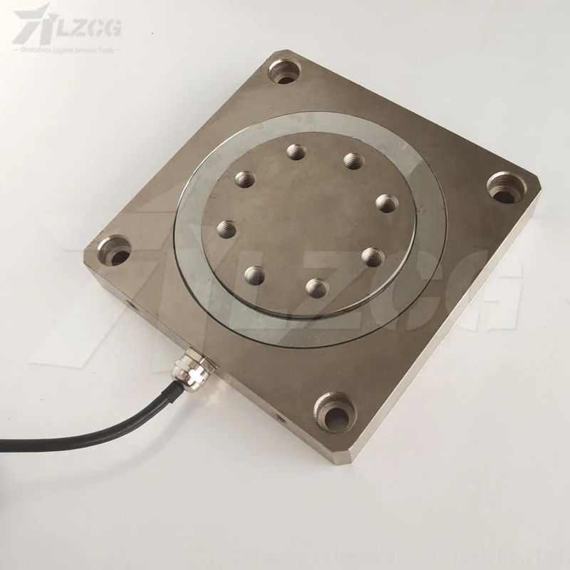 High Precision 10t Flat Plate Force Sensor Load Cell Stable Durable 1/2/5t Planar Stress Pressure Compression Load Cell Force
