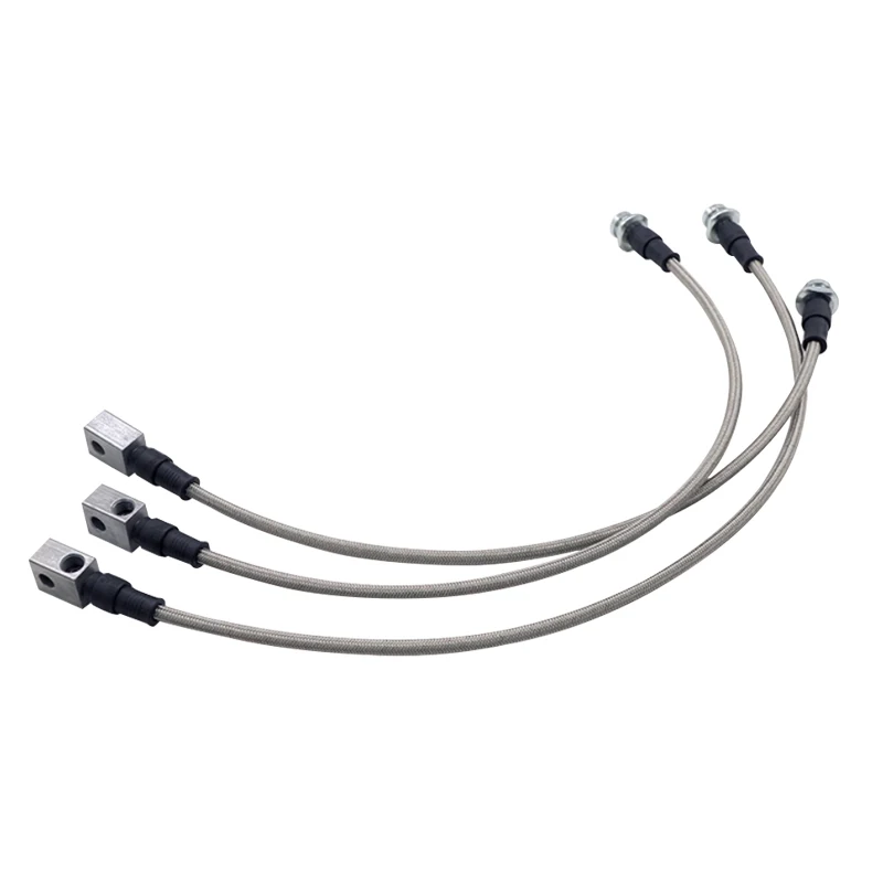 패트롤 Y60Y61프라도 LC80 4500 브레이크 오일 파이프 브레이크 라인 스테인리스 스틸 브레이크 호스 트레일러 히치 개조 자동차 액세서리