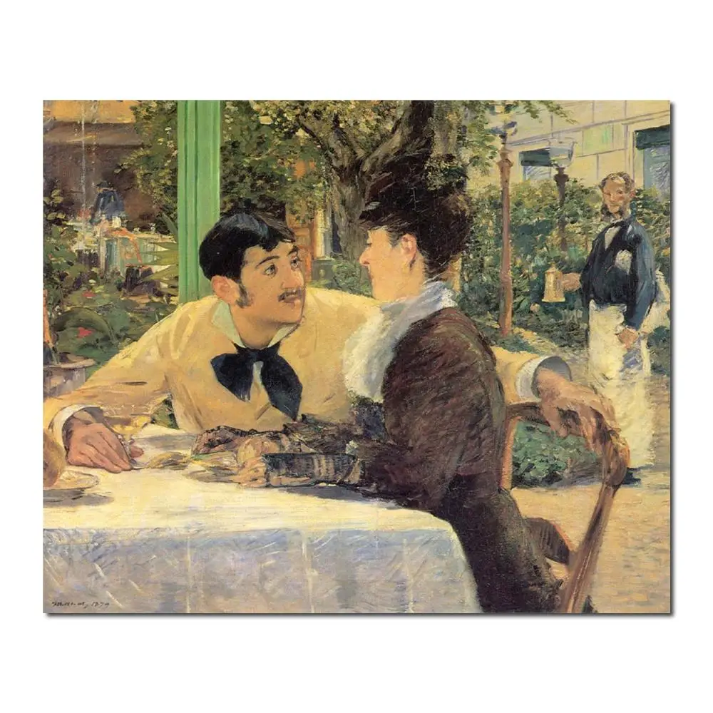 

At Father Lathuille by Edouard Manet paintings For sale Home Decor Hand painted High quality