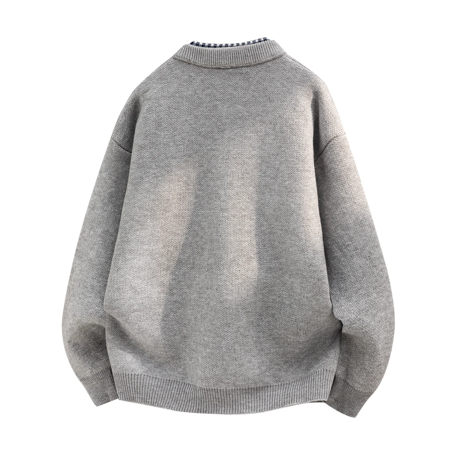 Koreanischer Trend Herren Langarm-Pulloverjacke Einreihig Mehrere Muster Stickerei Bequem Bestseller für Männer – Detail 11
