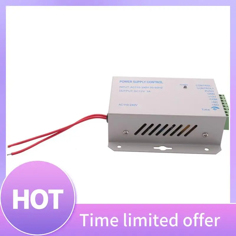 ABFN-K80 DC12V 3A نظام التحكم في الوصول الجديد مفتاح إمداد الطاقة AC110V-240V لأقفال الأبواب نظام الاتصال الداخلي عبر الفيديو