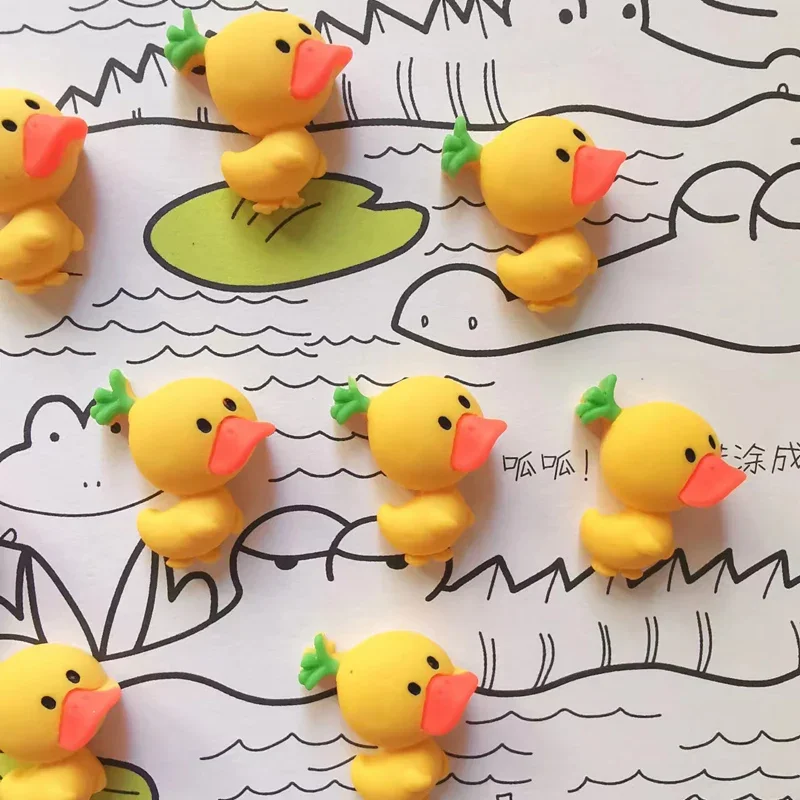 10 pcs flat back ducks/miniatures fox squirrel/cute animal/fairy garden gnome/Cabochons/DIY supplies/crafts accessories
