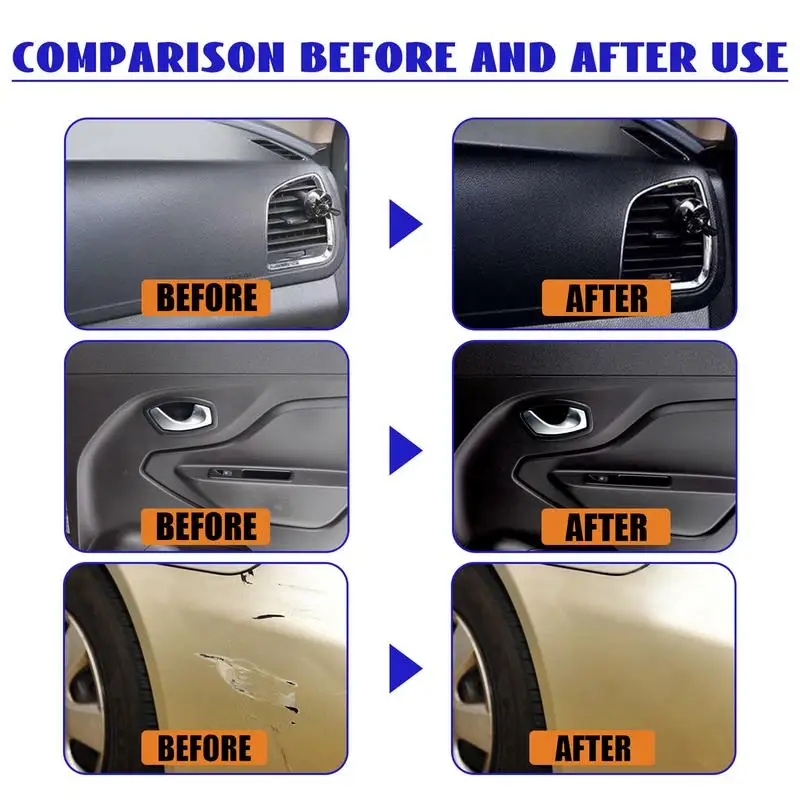 자동차 스크래치 수리제, 자동차 페인트, 깊은 스크래치 수리 에이전트, 스폰지 및 수건 포함, 자동차 트럭 자동차 페인트 복원제, 100ml