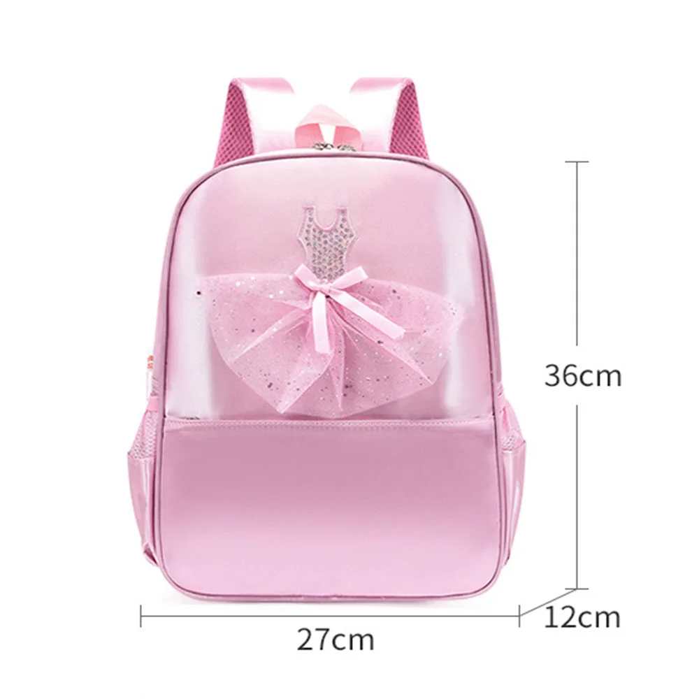 Bolso de baile con nombre personalizado para niños, mochila de baile de hombro para niños, mochila de Ballet personalizada para niñas de princesa,