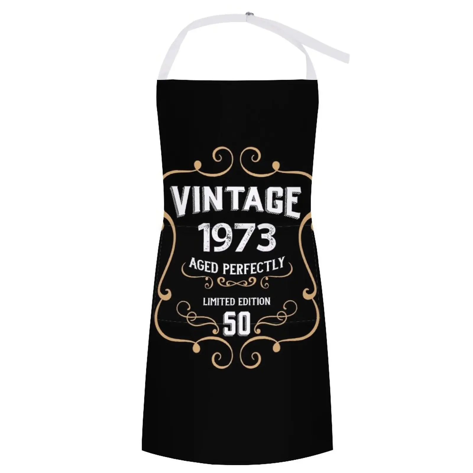 

50th Birthday Vintage 1973 Aged Perfectly Gift Apron Nursing Apron