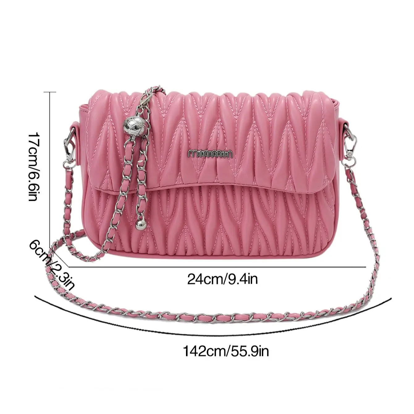 Brand Designer Thread Chain Shoulder Crossbody Bags for Women Handbag and Purses 2023 New Trendy Messenger Bags Clutches