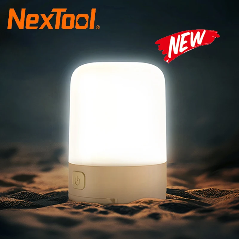 

NexTool Camping Light New Upgraded Multi-functional Lantern 600 Lumen Magnetic Hanging Lamp Outdoor Warning Rechargeable 6 Modes