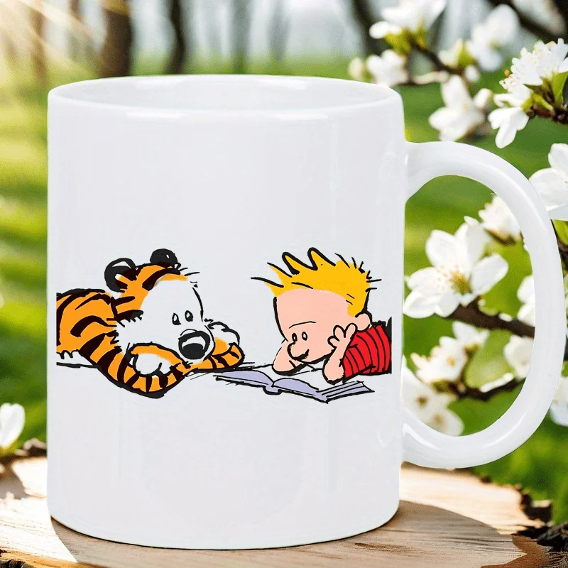 Calvin and Hobbes Mug: Classic Comic Design - Perfect Gift for Fans and Coffee Lovers, Unique Collectible Item