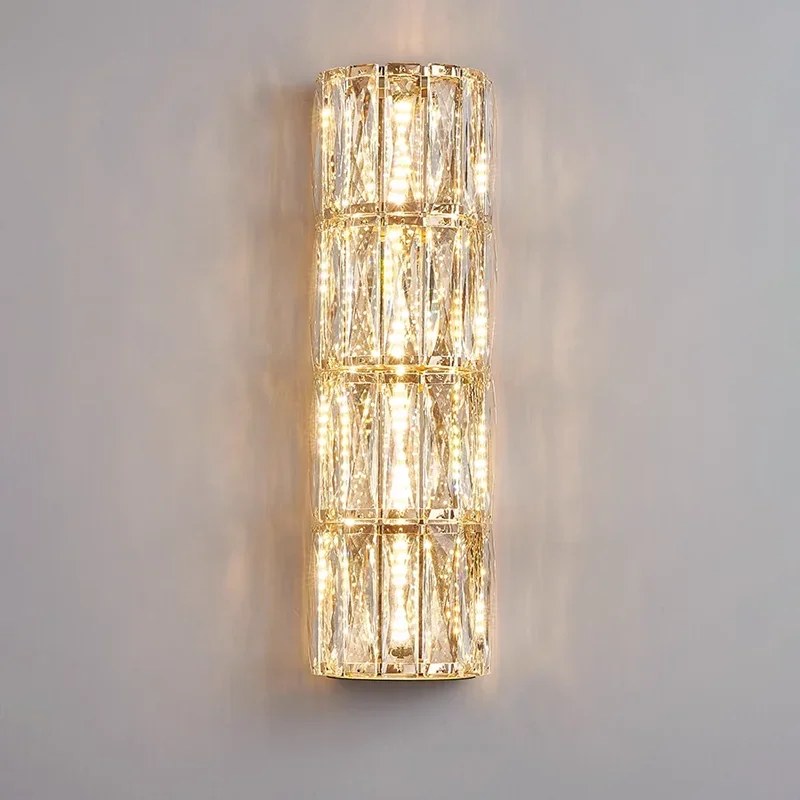 

Crystal Wall Lamp For Bedroom Living Room Gold Creative Design LED Lighting Modern Home Decor Wall Sconce Luxury Cristal Lamp