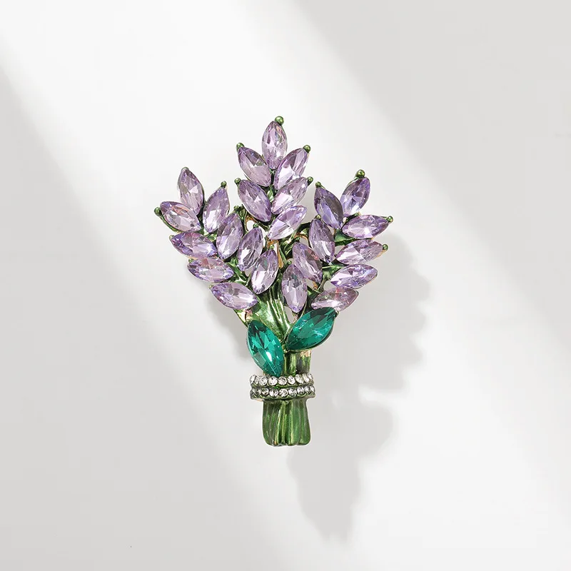 

MINWEEN Version Classic Lavender Brooch Flower Brooch Accessories Mother's Day Gift Wholesale