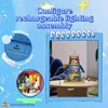 1655PCS Thaddäus Stein Statue Haus Bausteine SpongeBob Schwammkopf Modell Bricks Desktop Decoraion Sammlung Kinder Spielzeug 6