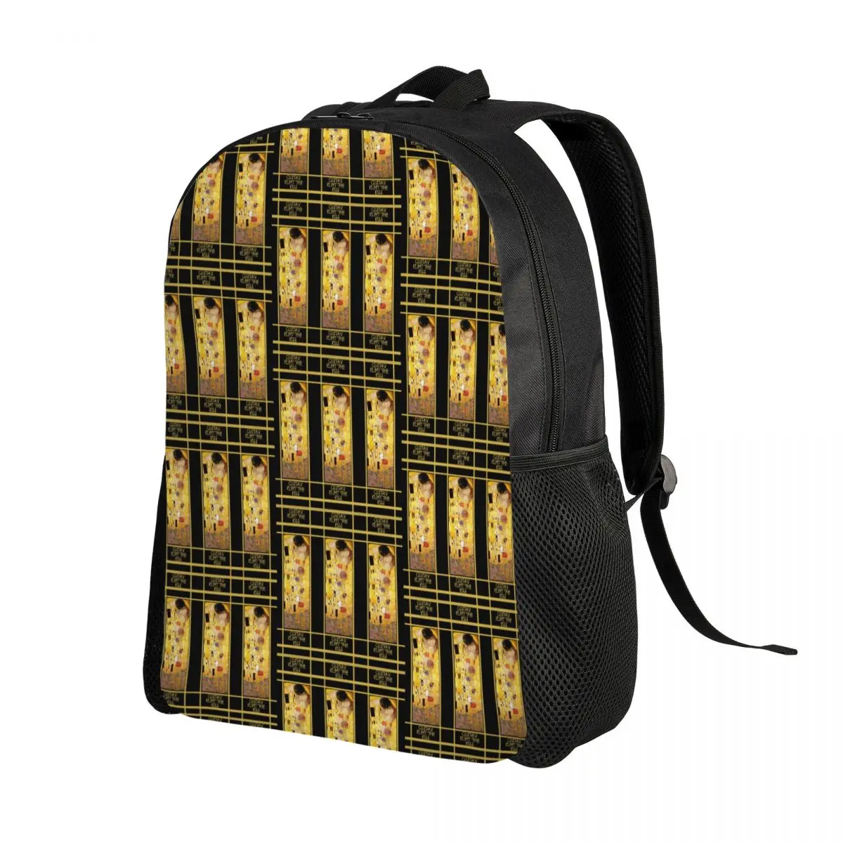 Gustav Klimt The Kiss Backpacks for Men Women School College Students Bookbag Fits 15 Inch Laptop Painting Art Bags