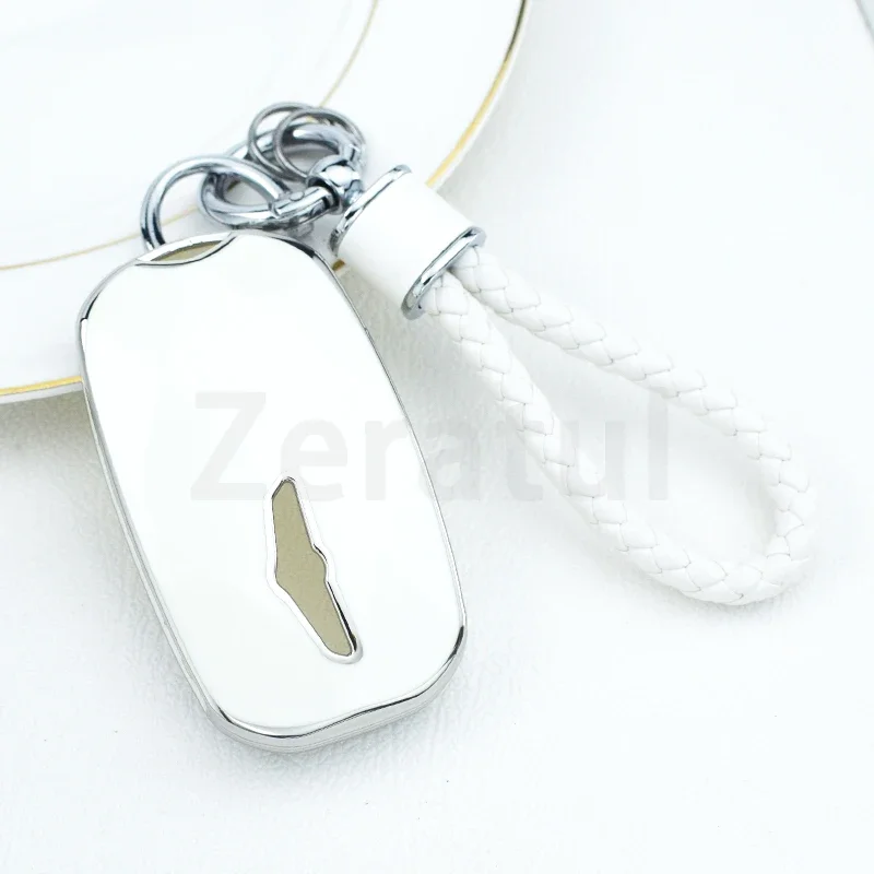 Shell Fob Holder Keyless Protector For Hyundai Genesis G90 GV60 G70 G80 6 7 8 Button TPU Car Smart Key Case Cover Accessories