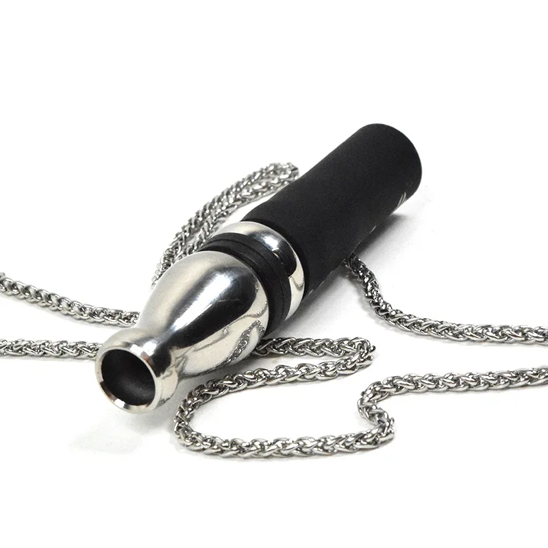 

Stainless Steel Hookah Mouthpiece with Hang Rope Strap Silicon Reusable Mouth Tips Chicha Narguile Water Pipe Shisha Mouthpieces