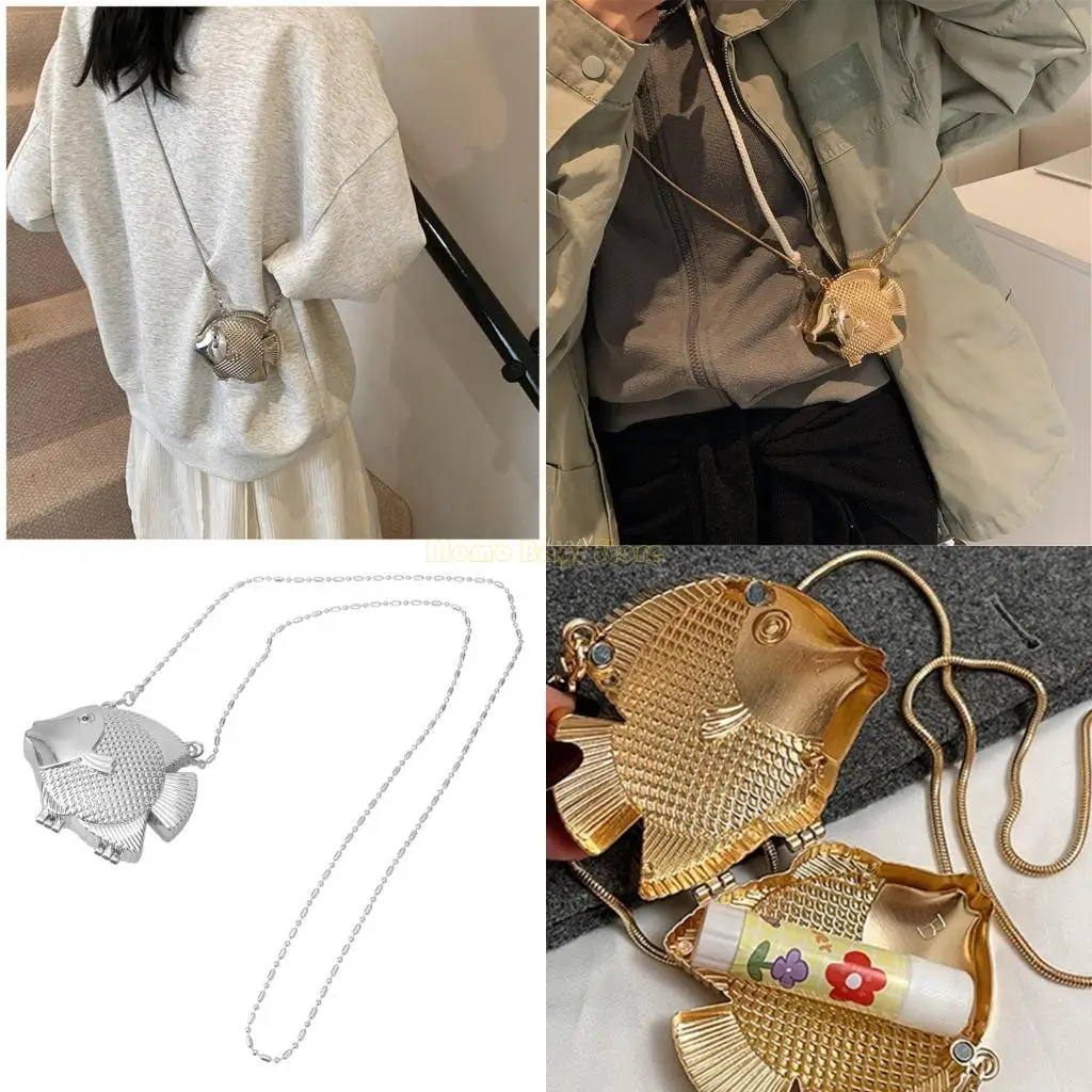 

X90D Women's Evening Bag Fish Clutch Purses Handbag Shoulder Bag Crossbody Bags