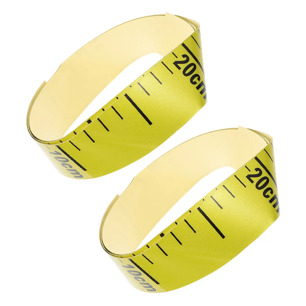 

2Pcs Water Level Tape High Precision Self Adhesive Measuring Stickers for Tanks Pools Adhesive Backing Ruler Measurement Tool